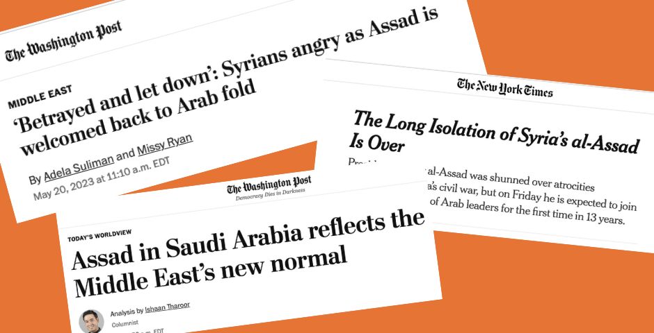 Western corporate media huff on about Syria’s survival, reintegration